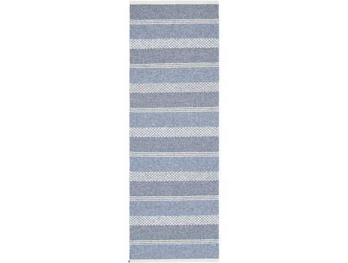 HORREDSMATTAN Teppich Sia blue Streifen Mischgewebe 70 x 210 cm