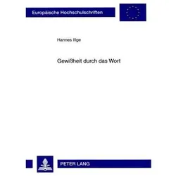 Gewissheit durch das Wort, Fachbücher von Hannes Illge