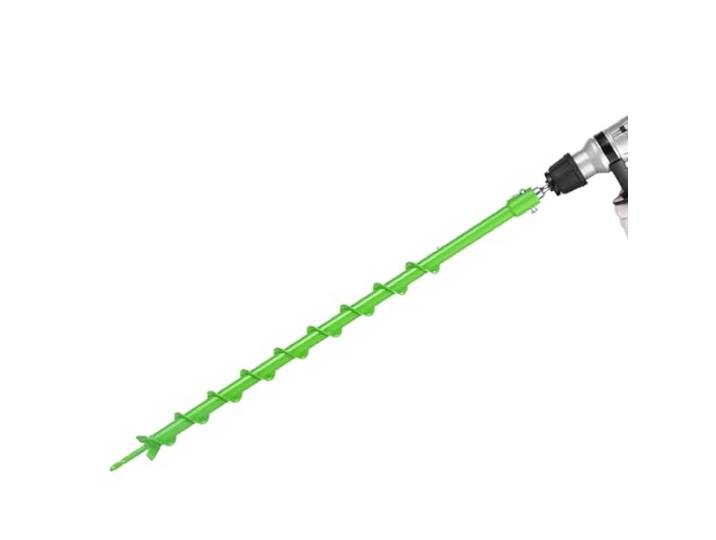 VEVOR Mèche Tarière pour Perceuse φ 20 mm\, Foret Tarière de Plantation 40 x 790 mm\, Outil Robuste pour Plantation de Bulbes\, Accessoires de Perçage\, pour Clôtures de Jardin et Creuser des Trous Sol