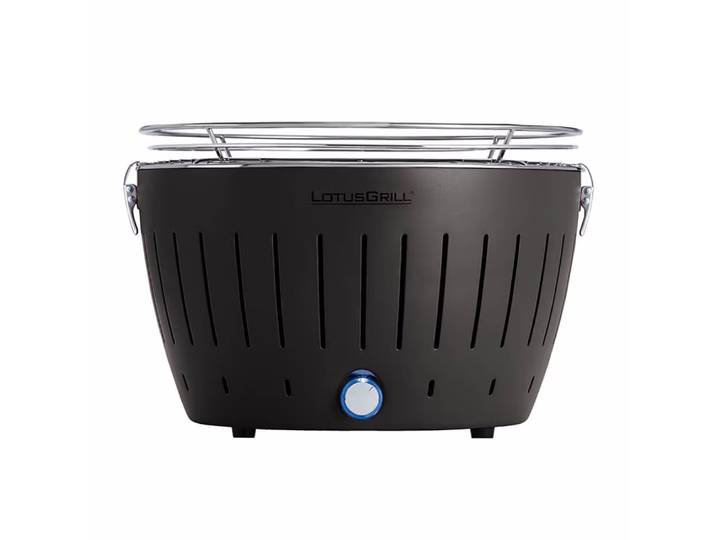 LotusGrill Original Anthrazit Holzkohlegrill – Holzkohlegrill/Kohlegrill – anthrazitgrau