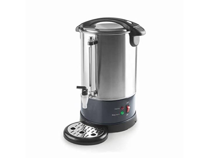 LACOR - 69486 - Kaffeemaschine Trickler, Kaffeemaschine, mit 2 unabhängigen Heizsystemen, Edelstahl, Inhalt 6 l, 1500W