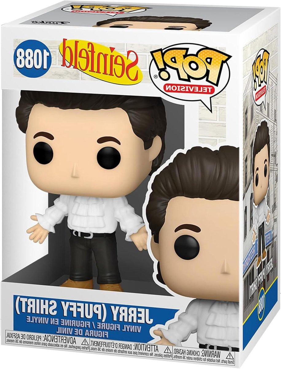 Wit verzamelbeeldje TV figuur van vinyl voor decoratie, Hoogte: 9 cm