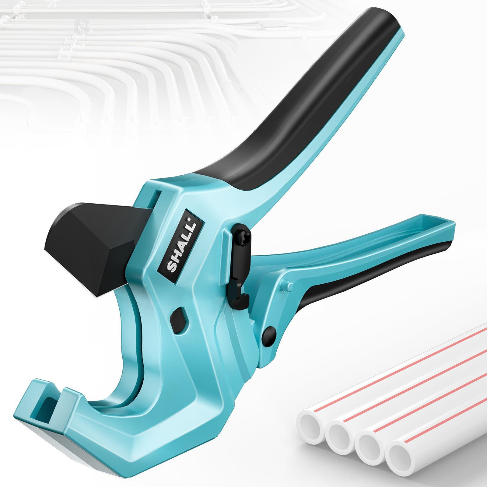 Selius Plastic Pijpsnijder PVC Cutter Ratchet voor 63mm OD