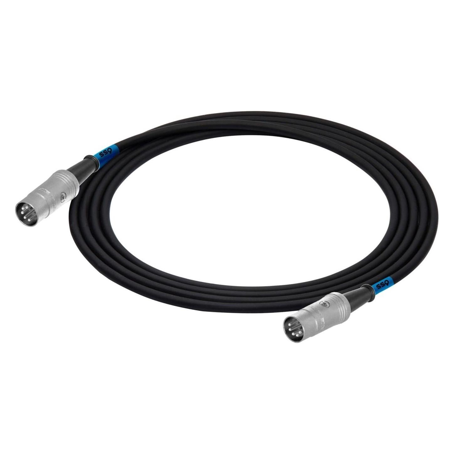 SSQ MIDI1 SS-1417 Kabel MIDI 5-pin - MIDI 5-pin 1 m Schwarz (1 m, MIDI Kabel) (SS-1417)