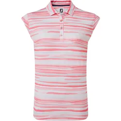 FootJoy Polo Watercolour, weiss/pink