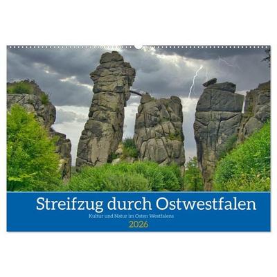 Streifzug durch Ostwestfalen (Wandkalender 2026 DIN A2 quer), CALVENDO Monatskalender