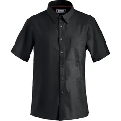 CLIQUE Cambridge kurzarm Hemd Herren 99 - schwarz 4XL