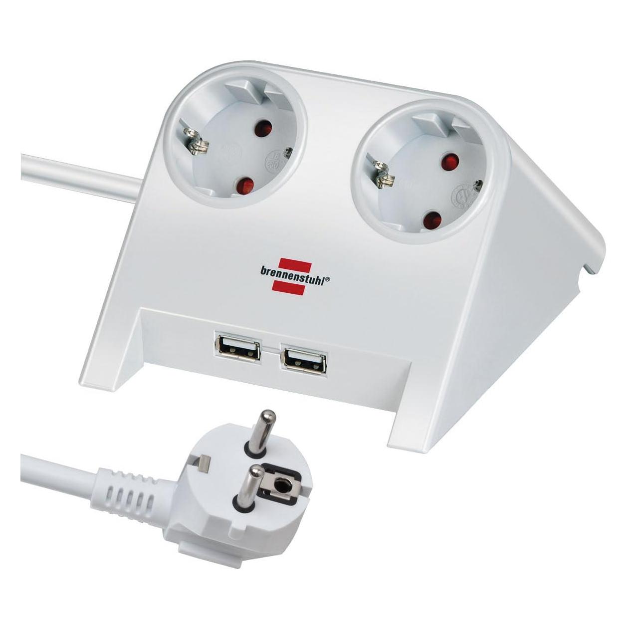 Brennenstuhl Desktop Power USB Charger (4x, USB-A, 1.80 m) (1153520222)