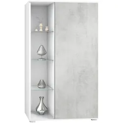 VITRINE Davos Beton Oxid Optik
