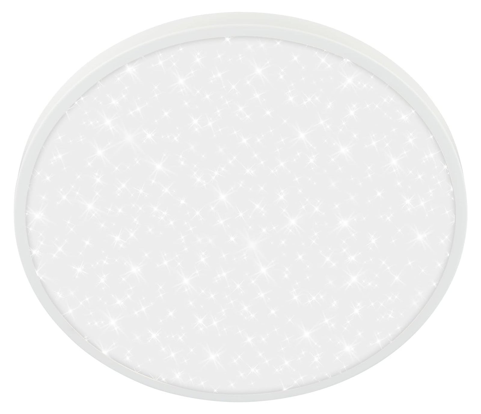 Briloner LED plafondlamp rond met sterrenhemel effect, wit