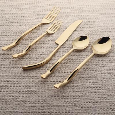 INOX ARTISANS Twig Bronze PVD 5 Pcs. Flatware Set