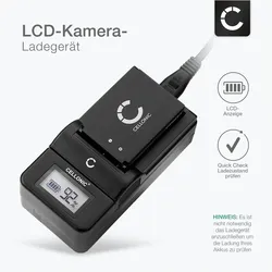Cellonic Akku für Sony Cyber-shot DSC-W55, DSC-W170, DSC-W120, DSC-W80, DSC-W50 (Kamera Akku), Kamera Stromversorgung, Schwarz