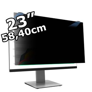3M Blickschutzfilter PF230W9EM, Magnetisch, für 23 Zoll / 16:9 Vollbild-Monitore, mit Blaulichtfilter