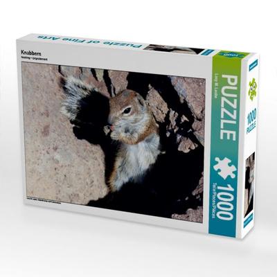 CALVENDO Puzzle Knabbern | 1000 Teile Lege-Größe 64x48cm Foto-Puzzle für glückliche Stunden