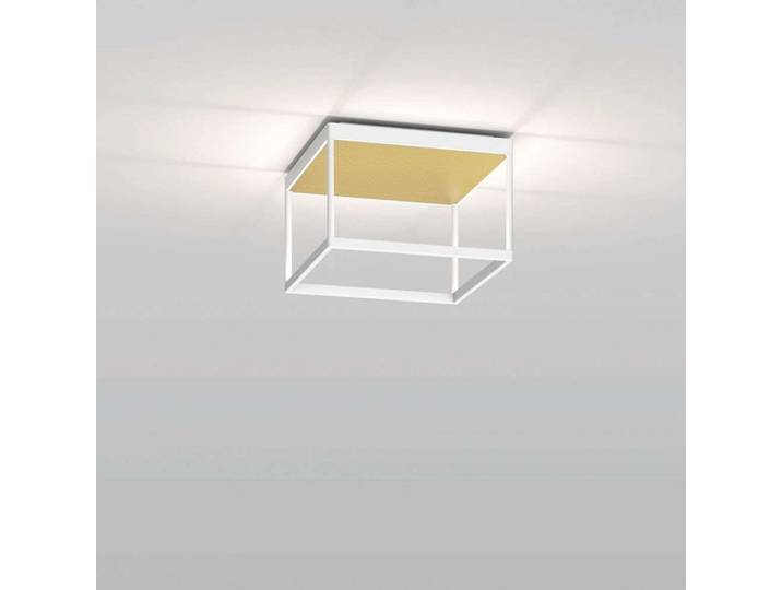 Reflex 2 LED-Deckenlampe, gold/weiß, 20 cm - Serien Lighting - Wohnzimmer - Aluminium