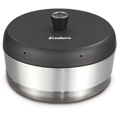Grill-Aufsatzofen ENDERS "Vamo", schwarz, H:16,5cm Ø:25cm, Aluminium, Edelstahl, Backbleche