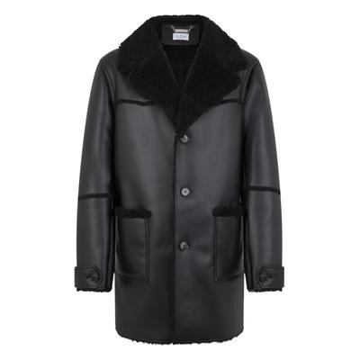 Kurzmantel PHILIPP PLEIN "Kurzer Mantel", Herren, Gr. M, schwarz (02, schwarz), Obermaterial: 100% Polyester, Mäntel Kurzmantel