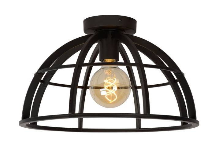 Plafonnier led 1xe27 noir