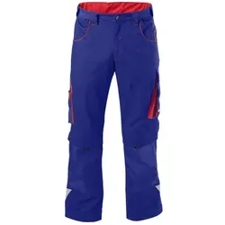 Bundhose 24, blau/rot, Größe 52 - blau/rot - 52