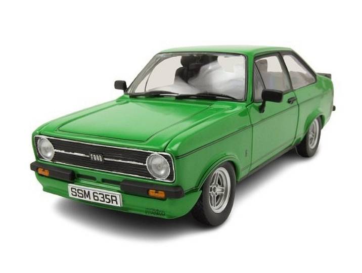 Sun Star Modellauto Ford Escort MK2 RS Mexiko RHD 1976 grün, Maßstab 1:18