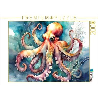 CALVENDO Puzzle Oktopus | 2000 Teile Lege-Größe 90x67cm Foto-Puzzle für glückliche Stunden
