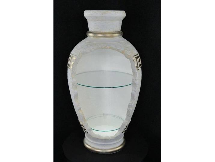 JVmoebel Vitrine Bar Regal Glas Bodenfase Schrank mit Statue für Badgestaltung Made in Europa