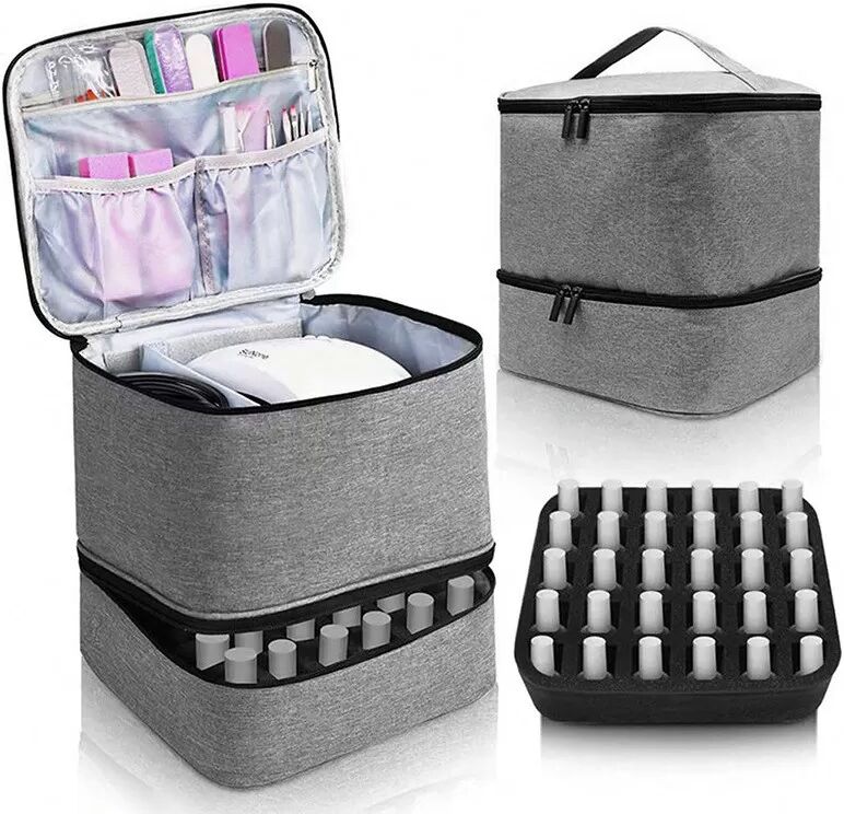 INF Doppellagiger Nagellack-Koffer