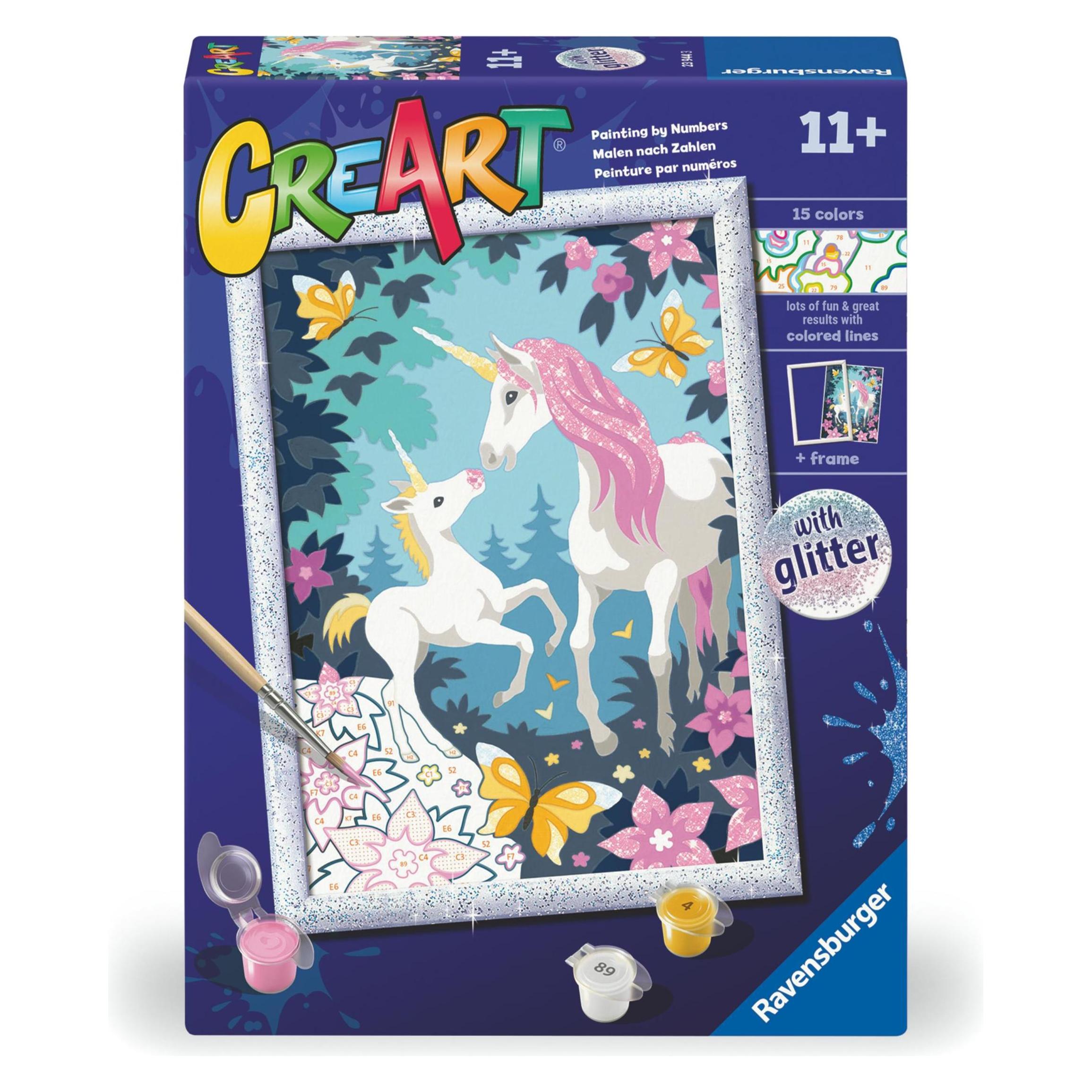 Ravensburger CreArt Serie D Klassisch - Glitzer Einhörner (45057262)
