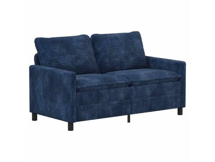 Bleu marine Canapé Bleu de salon - ZENCORE - marine 156x81x87 5 cm Polyester - 110 kg/par siège(11386)