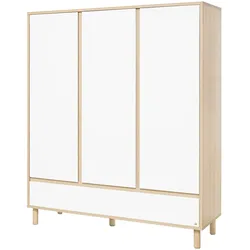 Pinolino Kleiderschrank Flow groß 3-türig, weiss
