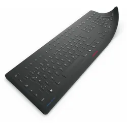 CHERRY STREAM PROTECT MEMBRANE hygienischer Silikon-Tastaturschutz, DE-Layout