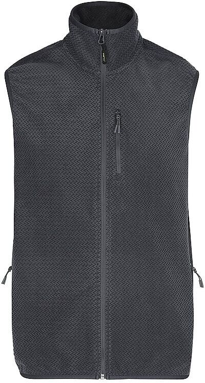 MERU Herren Fleeceweste Ajaccio Jacquard grau   XXXL M