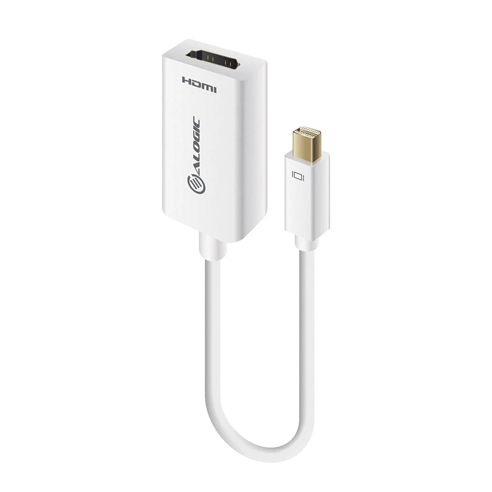 ALOGIC Mini DisplayPort auf HDMI-Buchse Adapter 15cm weiß MDP-HDMI-AIC