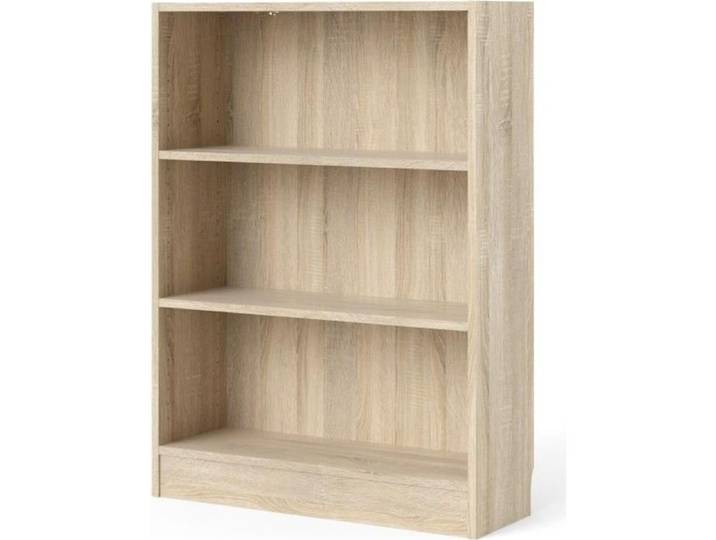 SWISSE Bibliothèque style contemporain décor chêne sonoma - L 107 2 cm