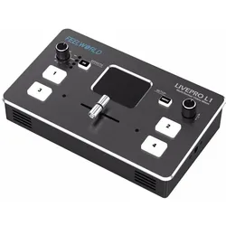 Feelworld LivePro L1 live streaming Video Switcher with 4 HDMI inputs (Diverses Video Zubehör), Video Zubehör