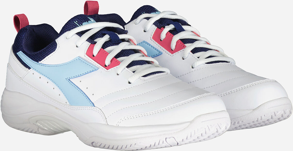 Diadora Slice 3 Cs W - Scarpe Tennis - Donna - Bianco 37