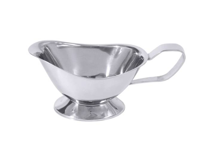 Contacto Sauciere 0.2 lt., schwere Ausführung - Farbe: silber - Material: Edelstahl - 941