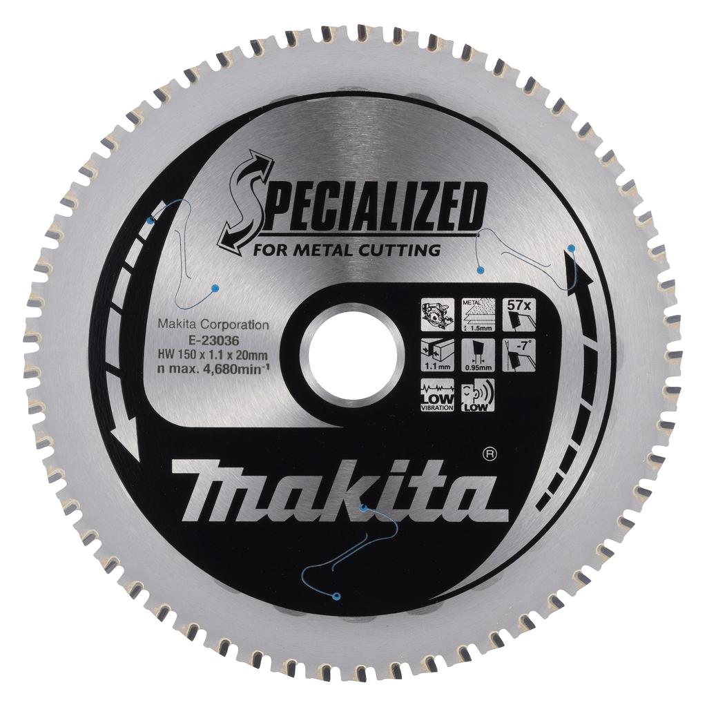 Shots Makita E-23036 Metallscheibe, 150 mm (64672637)