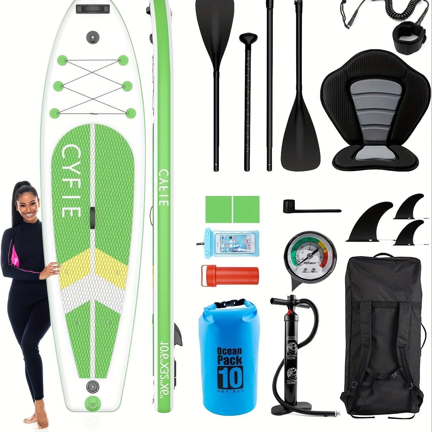 Stand-Up-Paddleboard - Aufblasbares Stand-Up-Paddleboard - Hochwertiges Design - 320 x 81 x 15 cm - Tragfähigkeit bis zu 160 kg
