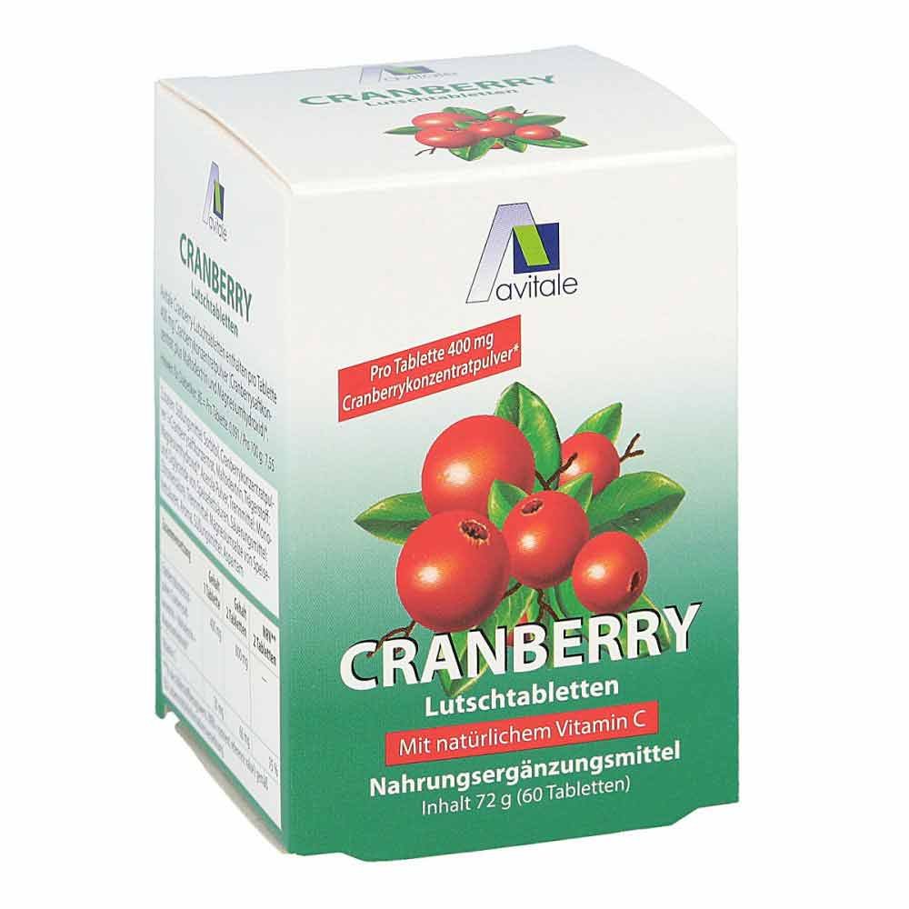Avitale GmbH Cranberry Lutschtabletten 00784898