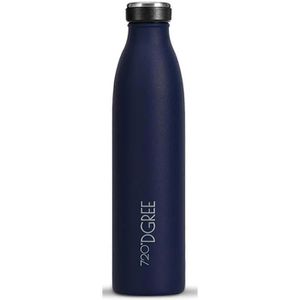 720DGREE Thermosflasche milkyBottle, Edelstahl, Isolierflasche, Sapphire Blue / blau, 0,75 l