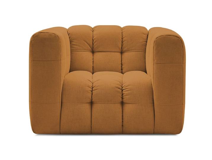 Sessel BOBOCHIC ULYSSE Stoff gelb