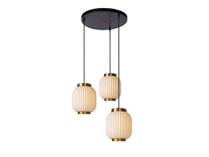 LUCIDE GOSSE - Suspension - 3xE27 - Blanc