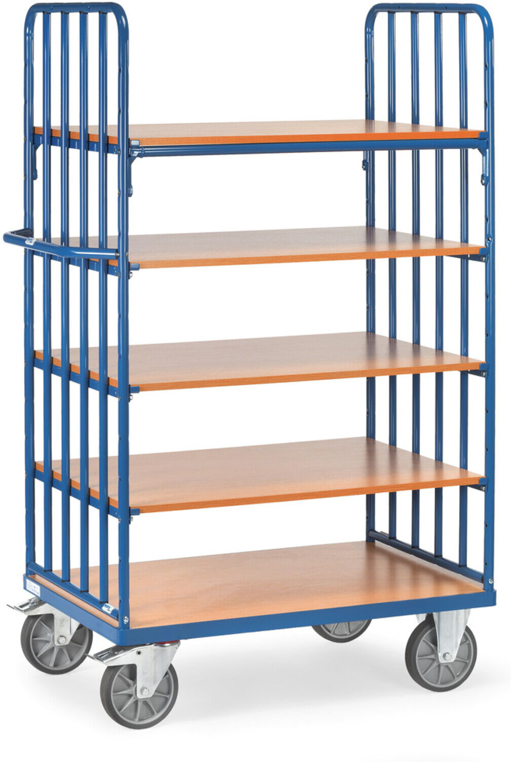 fetra Etagenwagen 8353 mit Streben - Tragkraft 600kg TPE-Reifen)