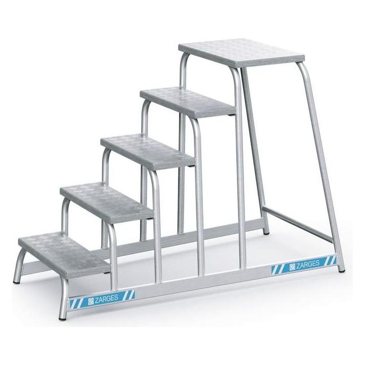Zarges Aluminium-Maschinentritt Z 600 5 Stufen 1,0 (40035)