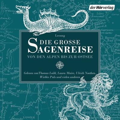 Die große Sagenreise - Brüder Grimm,Ludwig Bechstein, Audio, 9783844540185