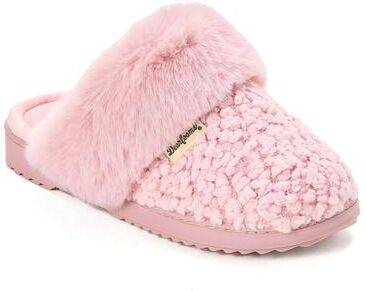 Women's Courtney Knit Scuff by Dearfoams in Pink (Size S M)