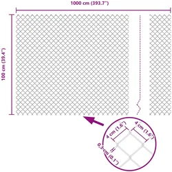 vidaXL, Gartenzaun, Zaun für den Garten