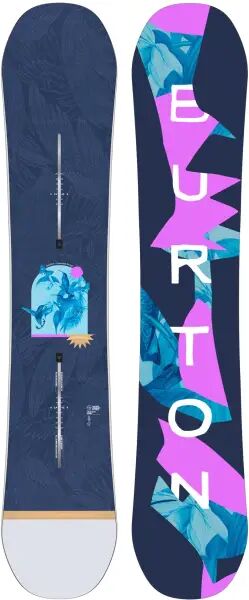Snowboard Damen Burton Yeasayer Flying V (144cm - Blau)