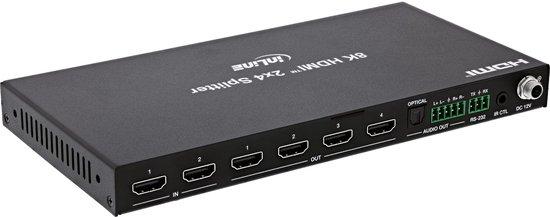 HDMI-Signalteiler 2x4, 8K 60 Hz, 4K 120 Hz, HDMI 2.1